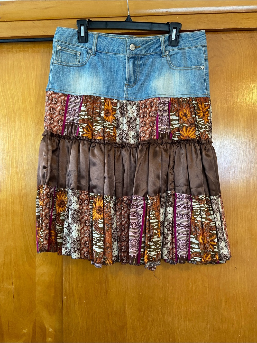 Vintage Y2K Younique Boho Tiered Skirt